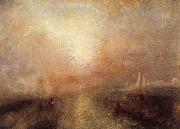 Joseph Mallord William Turner Yacht Approaching the Coast oil painting reproduction